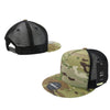 Decky 6304 - MultiCam 5-Panel Trucker Hat, Camo Flat Bill Trucker Cap - CASE Pricing