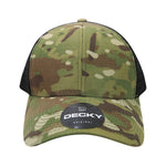 Decky 6305 - Multicam Relaxed L/C Trucker Cap, MultiCam Camo Trucker Hat