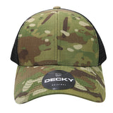 Decky 6306 - Multicam Structured L/C Trucker Cap, MultiCam Camo Trucker Hat