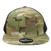 Decky 6307 - MultiCam High Crown Trucker Hat, Camo Flat Bill Trucker Cap