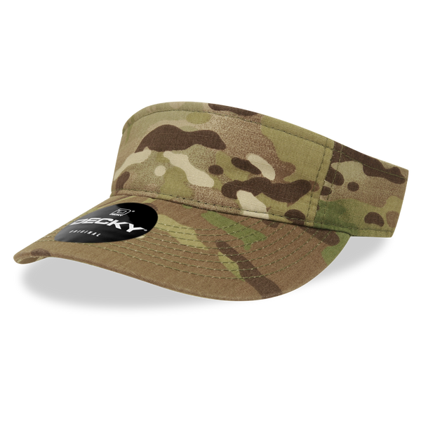 Decky 6311 - MultiCam Camo Visor, Sun Visor Camouflage - CASE Pricing