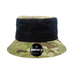 Decky 6312 - Multicam Relaxed Bucket Hat, Camo Bucket Cap - 