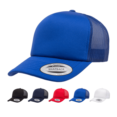 – Curved Hat, 6320 Baseball Wholesale Mesh Yupoong Park Foam The Trucker Cap