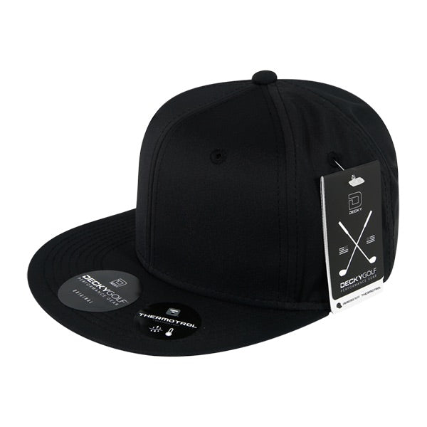 Decky 6403 Sleek H20 Snapback Hat Flat Bill, Golf & Sports Cap