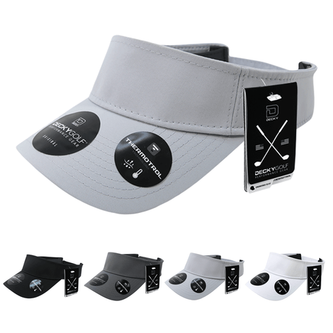 Sleek H20 Sun Visor - Golf & Sports Cap - Decky 6404