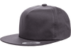 Yupoong 6502 Unstructured 5-Panel Snapback Hat, Flat Bill Cap - YP Classics®