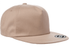 Yupoong 6502 Unstructured 5-Panel Snapback Hat, Flat Bill Cap - YP Classics®