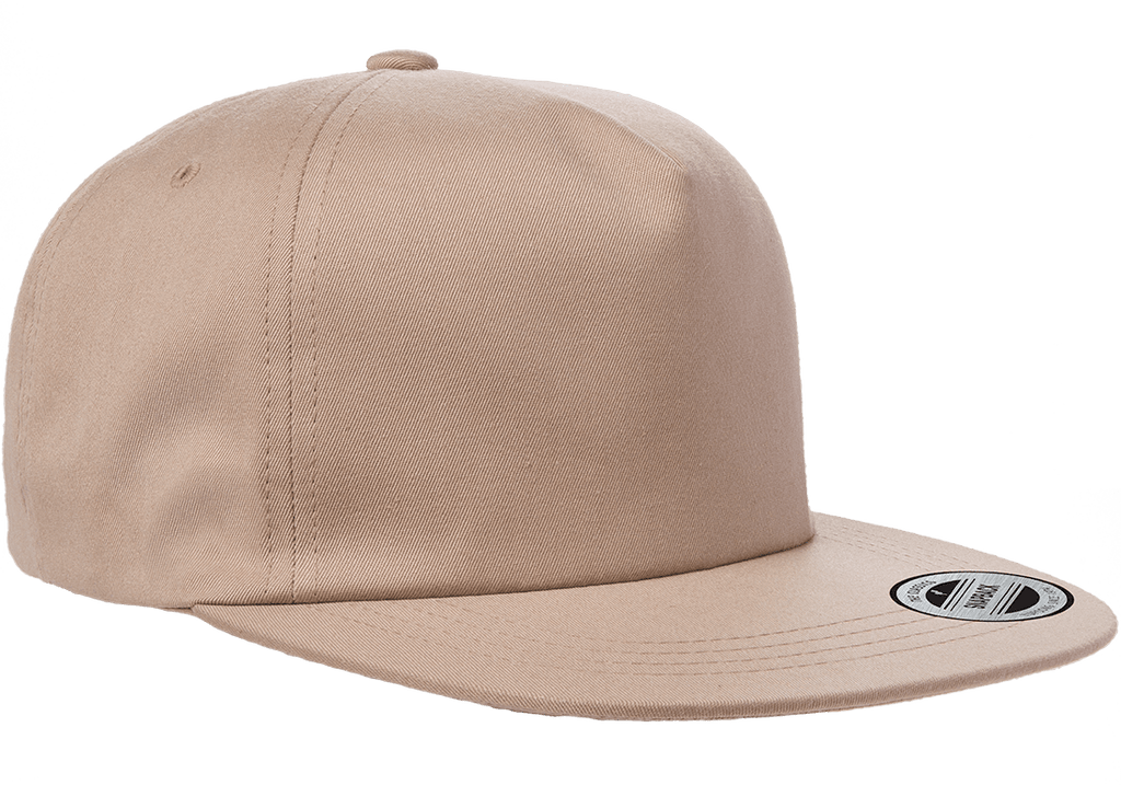Yupoong 6502 Unstructured 5-Panel Cla – The Hat, Bill YP Wholesale Flat Cap - Park Snapback