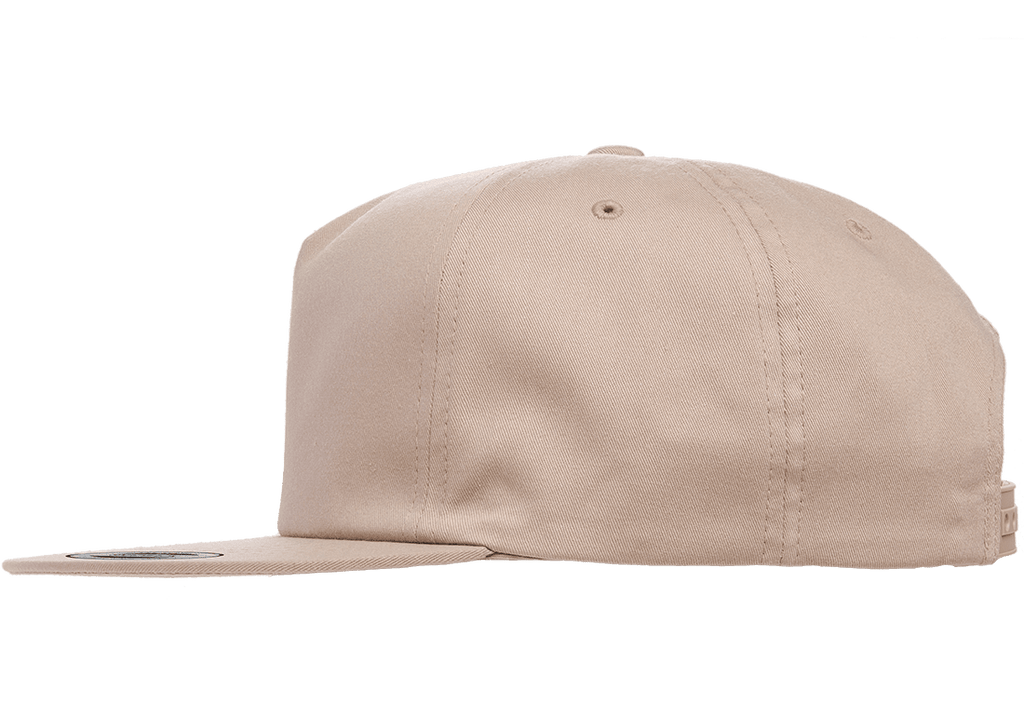 Park – 5-Panel YP Yupoong Unstructured Cap Hat, Bill Flat 6502 Cla Snapback - The Wholesale