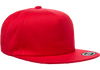 Yupoong 6502 Unstructured 5-Panel Snapback Hat, Flat Bill Cap - YP Classics®