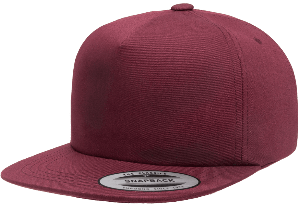 The Wholesale YP Cap Park 5-Panel – Cla Flat Bill 6502 Hat, Yupoong Unstructured Snapback -