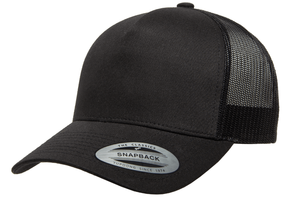 Yupoong 6506 5-Panel Park Wholesale Baseball Cap The Trucker Mesh - with Hat, – Retro Back