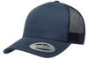 Yupoong 6506 5-Panel Retro Trucker Hat, Baseball Cap with Mesh Back - YP Classics®
