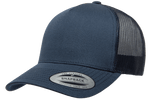 Yupoong 6506 5-Panel Retro Trucker Hat, Baseball Cap with Mesh Back - YP Classics®