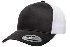 Yupoong 6506T 5-Panel Retro Trucker Hat, Baseball Cap with Mesh Back, 2-Tone Colors - YP Classics® - 
