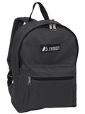 Everest Backpack Book Bag - Back to School Basic Style - Mid-Size Charcoal