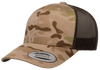Yupoong 6606MC MultiCam® Camo Retro Trucker Hat, Baseball Cap with Mesh Back - YP Classics®