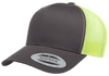 Yupoong 6606T Retro Trucker Hat, Baseball Cap with Mesh Back, 2-Tone Colors - YP Classics®