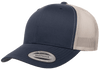 Yupoong 6606T Retro Trucker Hat, Baseball Cap with Mesh Back, 2-Tone Colors - YP Classics®