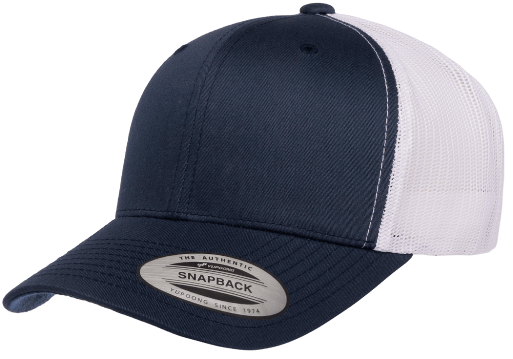 Yupoong 6606T Retro Trucker Hat, Baseball Cap with Mesh Back, 2