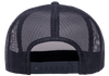 Yupoong 6606W Retro Trucker Hat, Baseball Cap with Mesh Back, White Front - YP Classics®