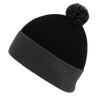 Decky 687 2-Tone Athletic Pom Pom Beanie Knit Cap