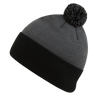 Decky 687 2-Tone Athletic Pom Pom Beanie Knit Cap