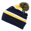 Two Tone Pom Pom, Knit Beanie - Decky 690