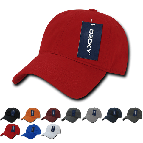 Decky 7005 - Youth 6 Panel Low Profile Relaxed Cotton Cap, Kids Dad Hat