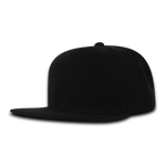 Decky SuperValue Blank Snapback Hat, Flat Bill, Bulk Snapback Hats, Wholesale Snapback Hats in Bulk, Bulk Flat Bill Caps - Picture 3 of 7