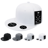 Grid H20 Snapback Hat, Flat Bill - Golf & Sports Cap - Decky 7103