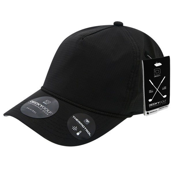 Grid H20 5 Panel Hat - Golf & Sports Cap - Decky 7106