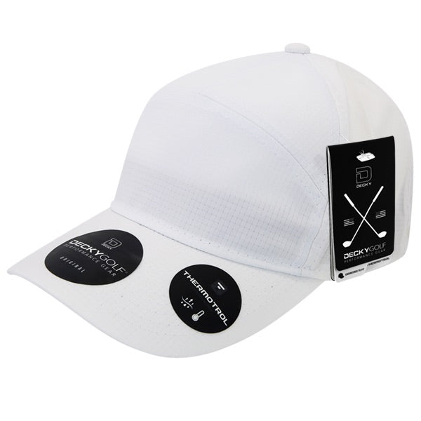Grid H20 7-Panel Hat - Golf & Sports Cap - Decky 7111