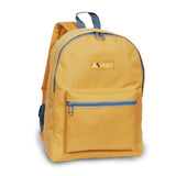 Everest Backpack Book Bag - Back to School Basic Style - Mid-Size Yellow