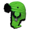 Decky 778 - Neon Aviator Hat, Faux Fur Trapper Hat, Bomber Hat
