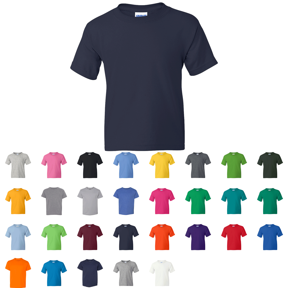 Gildan 8000B - DryBlend® Youth, Kids T-Shirt - G800B – The