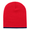 Decky 8007 - Acrylic Striped Short Beanie, Knit Cap