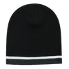 Decky 8015 - Double Striped Beanie, Knit Cap