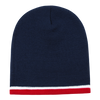 Decky 8015 - Double Striped Beanie, Knit Cap