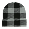 Decky 8027 Buffalo Plaid Long Beanie Knit Cap