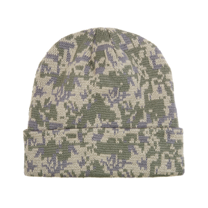 Decky 8030 - Camo Long Beanie, Camouflage Knit Beanie Cap - 