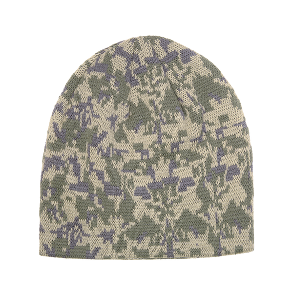 Decky 8031 - Camo Short Beanie, Camouflage Knit Beanie Cap