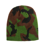 Decky 8031 - Camo Short Beanie, Camouflage Knit Beanie Cap - Picture 5 of 5