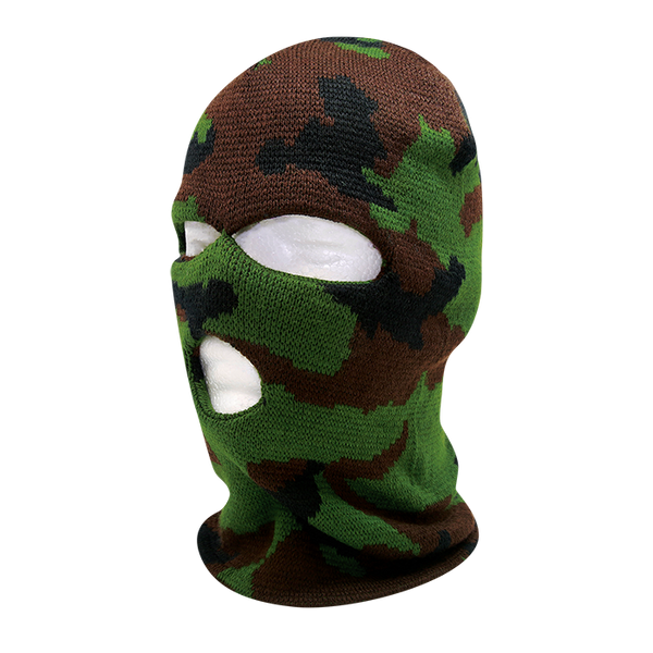 Decky 8032 Camo 3 Hole Mask, Ski Face Mask, Tactical Balaclava, Camouflage