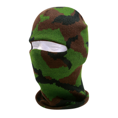 Decky 8033 Camo 1 Hole Mask, Ski Face Mask, Tactical Balaclava, Camouflage - 
