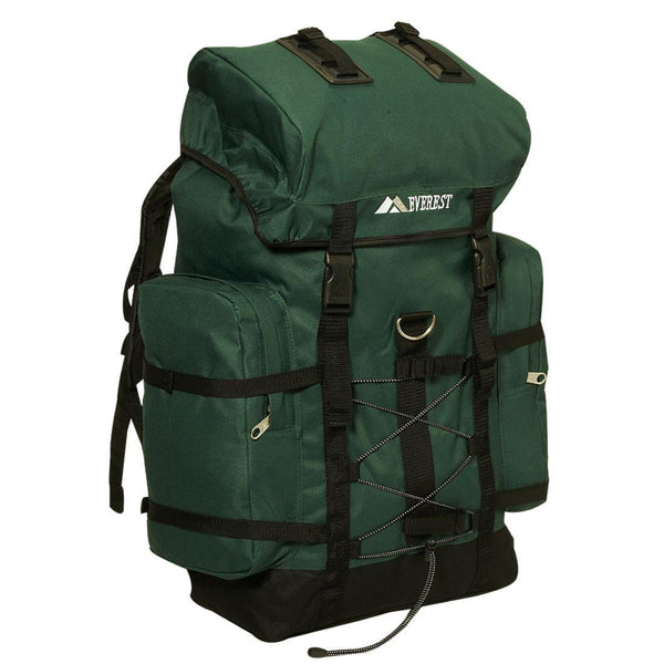 Everest Sports Medium Hiking Bag Pack Dark Green / Black