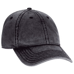 OTTO CAP 6 Panel Low Profile Dad Hat, Snow Washed Cotton Twill - 18-1248 - 