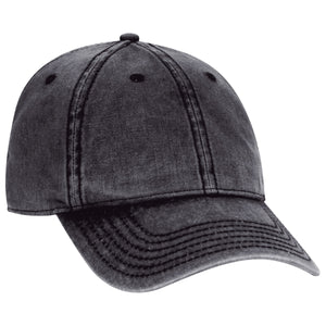 OTTO CAP 6 Panel Low Profile Dad Hat, Snow Washed Cotton Twill - 18-1248 - 