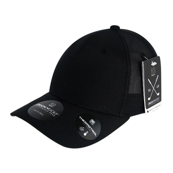 Screen Fabric L/C Flex Hat - Golf & Spots Cap - Decky 8102