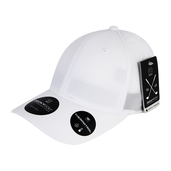 Screen Fabric L/C Flex Hat Cap Decky – Wholesale Golf & - Park - 8102 Spots The